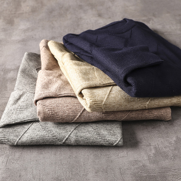 Alkalmi férfi téli pulóver