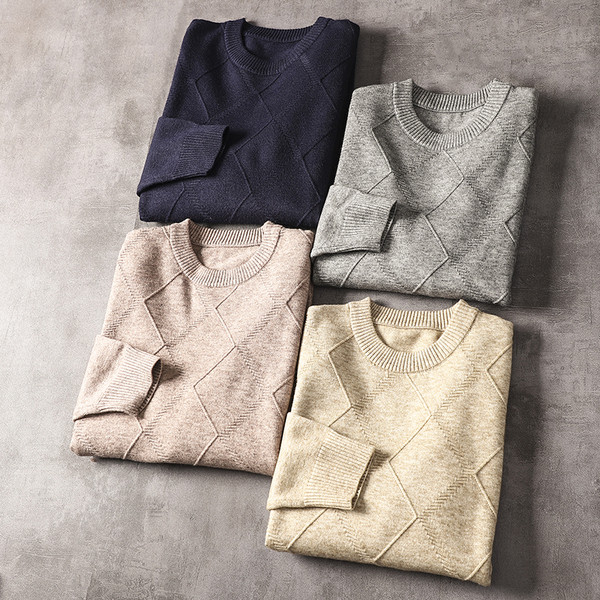 Alkalmi férfi téli pulóver