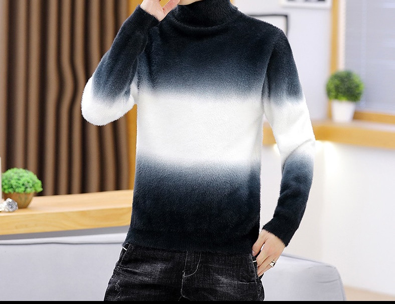 Alkalmi férfi pulóver pólógallérral