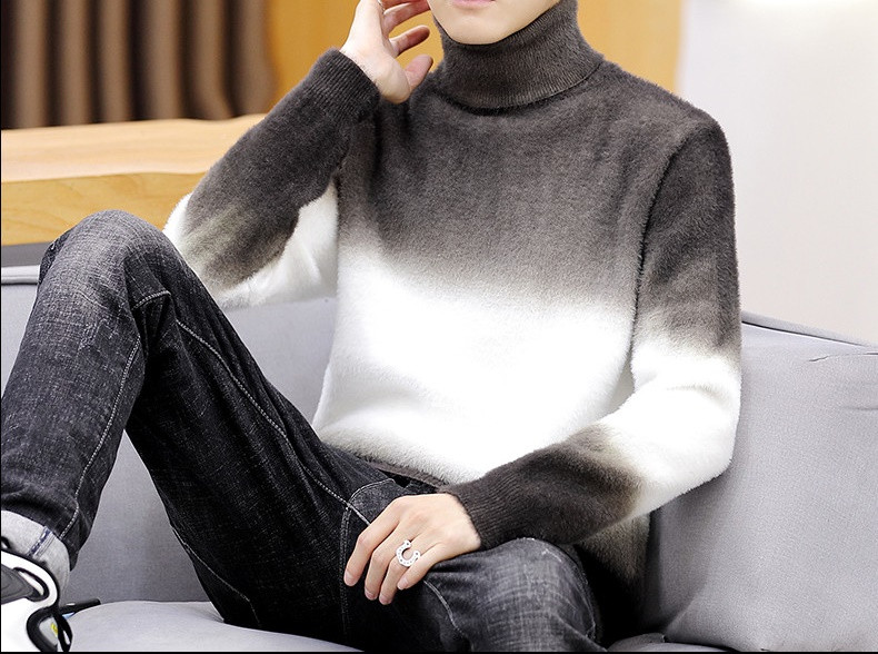 Alkalmi férfi pulóver pólógallérral