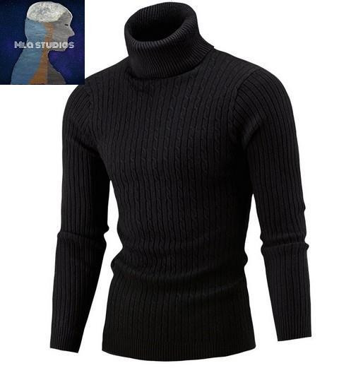 Moderns vīriešu džemperis ar polo apkakli-vairākās krāsās