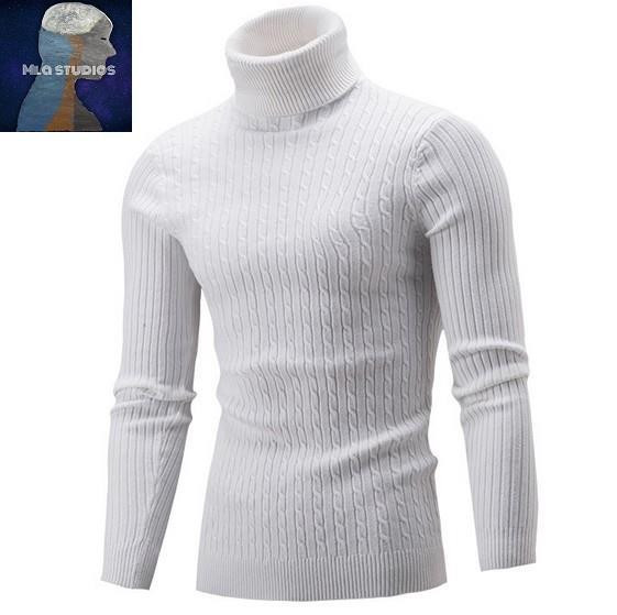 Moderns vīriešu džemperis ar polo apkakli-vairākās krāsās