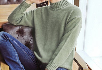 Modern férfi pulóver sima modell