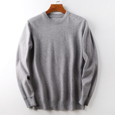Alkalmi férfi meleg pulóver hosszú ujjal