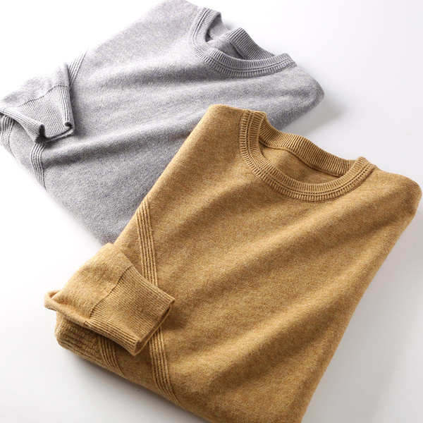 Alkalmi férfi meleg pulóver hosszú ujjal