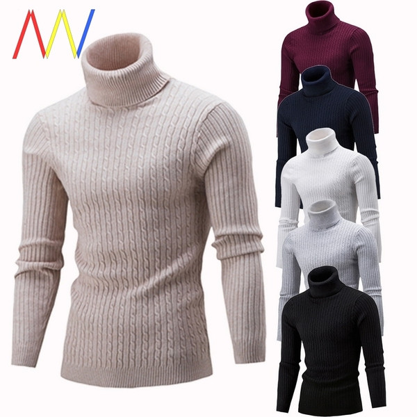 Pripijeni muški pulover sa špic izrezom ili polo ovratnikom