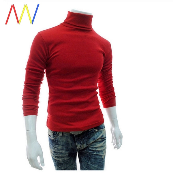 Vékony kötésből készült, testhezálló férfi póló