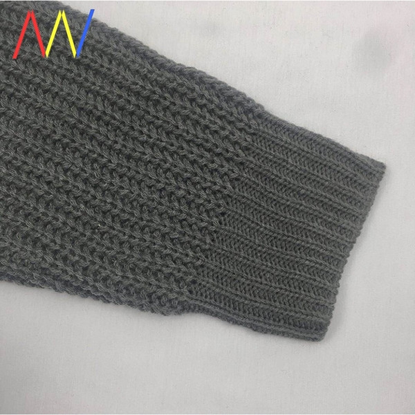 Vastag téli pulóver, gombbal