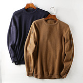 Kötött férfi meleg pulóver