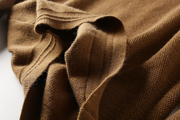 Kötött férfi meleg pulóver