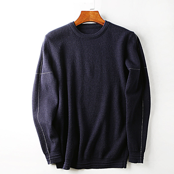 Kötött férfi meleg pulóver