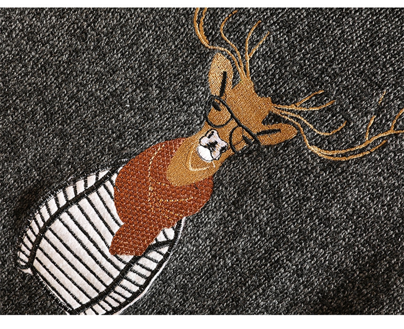 Muški casual džemper s vezom