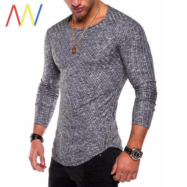 Testre szabott vékony aszimmetrikus pulóver modell férfiaknak