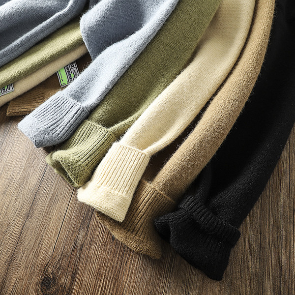 Gyapjú férfi pulóver - ingyenes modell