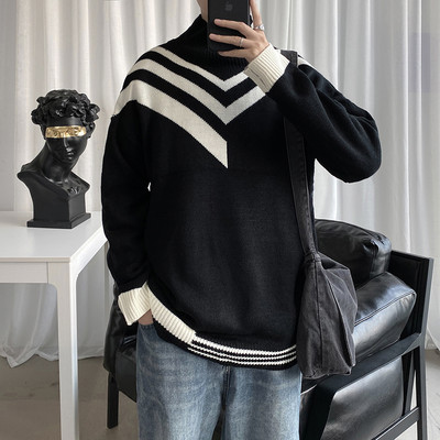 Casual meeste kampsuni lai polo kraega mudel