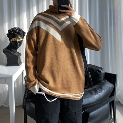 Casual meeste kampsuni lai polo kraega mudel