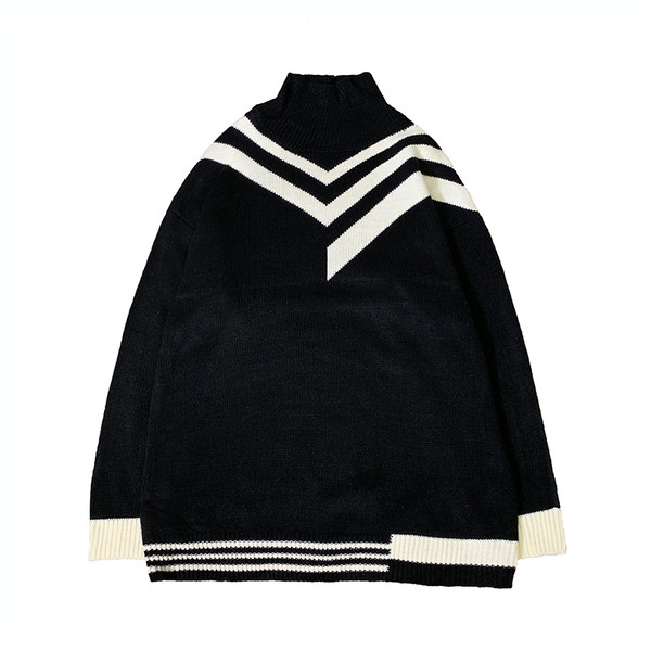 Alkalmi férfi pulóver széles modell pólógallérral