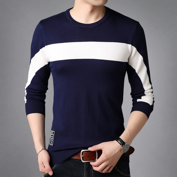 Ανδρικό πουλόβερ με έμβλημα