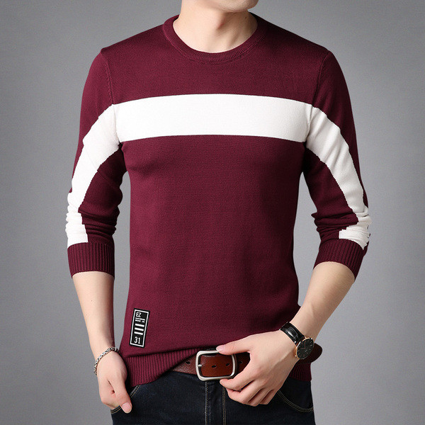 Ανδρικό πουλόβερ με έμβλημα