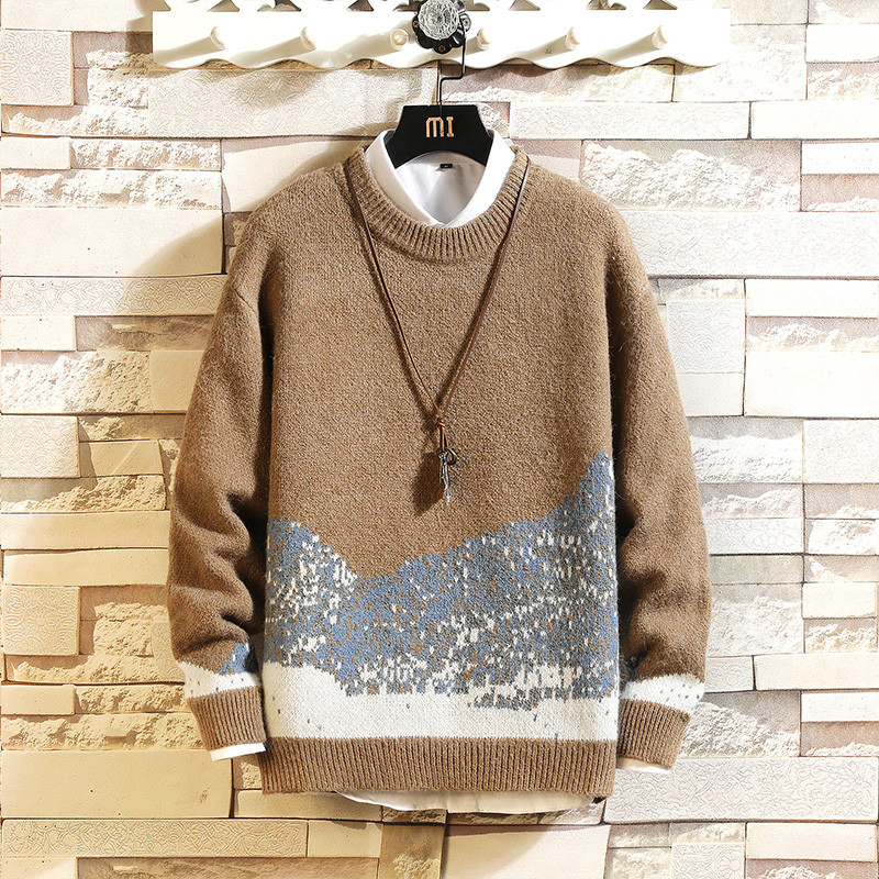 Téli pulóver irizáló színekben