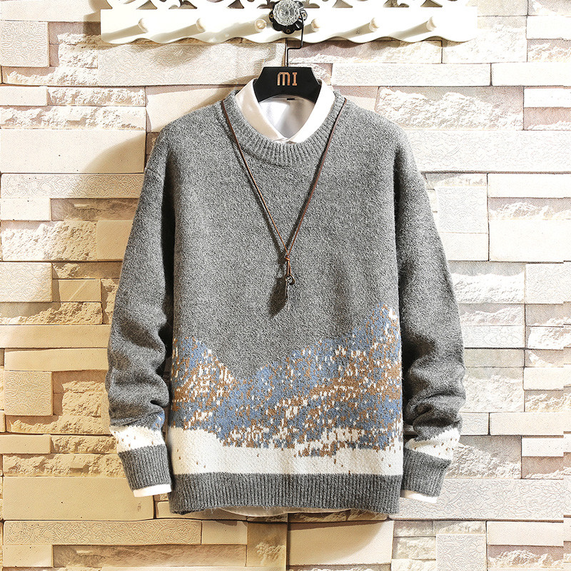 Téli pulóver irizáló színekben