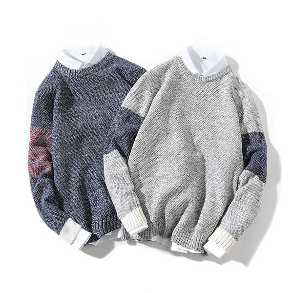 Téli férfi pulóver - nagy méret