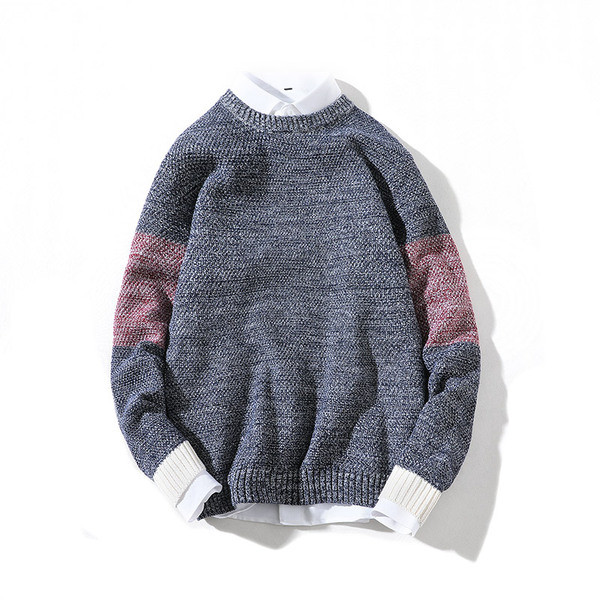 Téli férfi pulóver - nagy méret