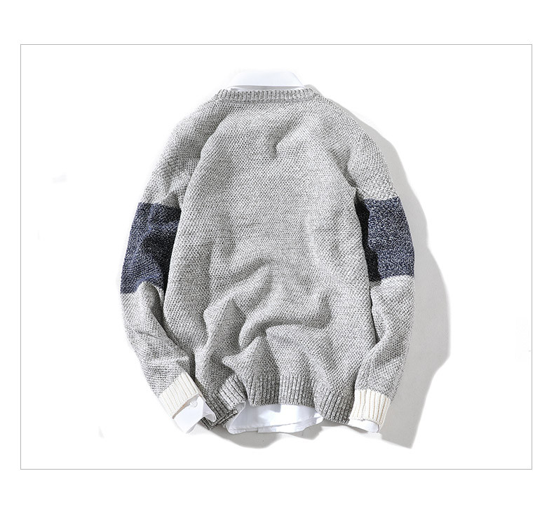 Téli férfi pulóver - nagy méret