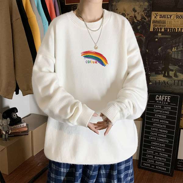 Vastag férfi pulóver - széles modell