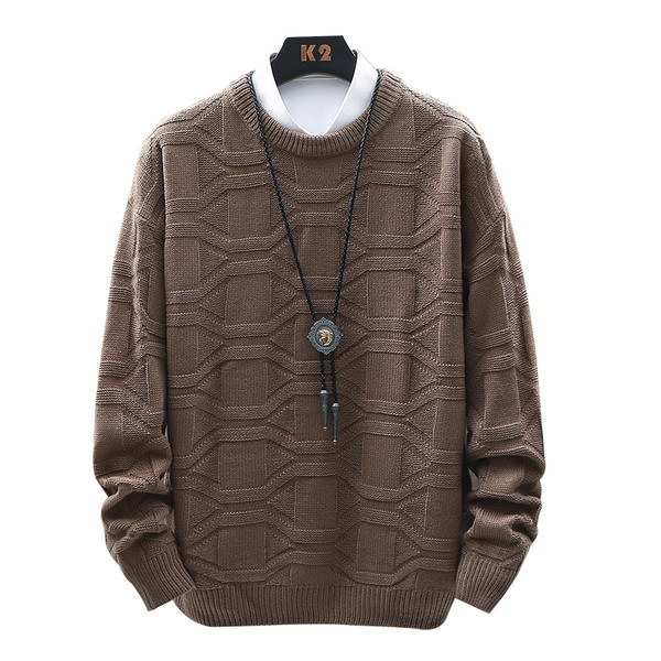 Ανδρικό πουλόβερ με μακριά μανίκια