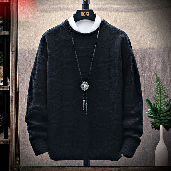 Ανδρικό πουλόβερ με μακριά μανίκια