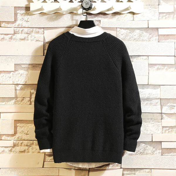 Sima modell téli pulóver - nagy méret