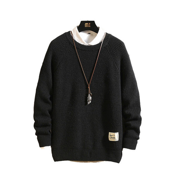 Sima modell téli pulóver - nagy méret