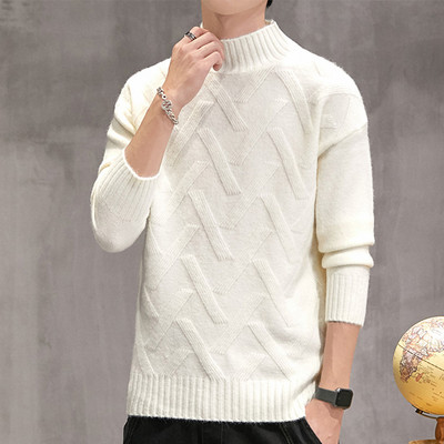 Χειμερινό ανδρικό ζεστό πουλόβερ