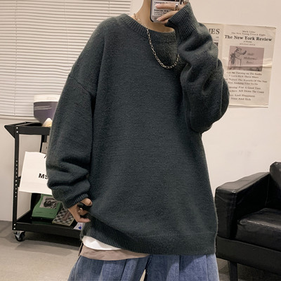 Φαρδύ ζεστό ανδρικό πουλόβερ