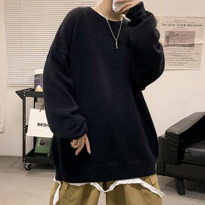 Φαρδύ ζεστό ανδρικό πουλόβερ