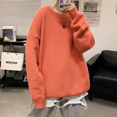 Φαρδύ ζεστό ανδρικό πουλόβερ