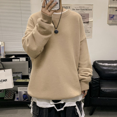 Φαρδύ ζεστό ανδρικό πουλόβερ