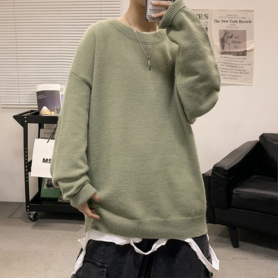 Φαρδύ ζεστό ανδρικό πουλόβερ