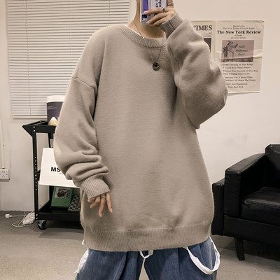 Φαρδύ ζεστό ανδρικό πουλόβερ