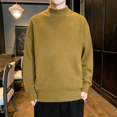 Ανδρικό χειμερινό πουλόβερ με μακριά μανίκια - διάφορα χρώματα