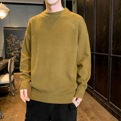 Ανδρικό χειμερινό πουλόβερ με μακριά μανίκια - διάφορα χρώματα