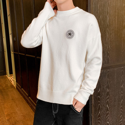 Ανδρικό χειμερινό πουλόβερ με μακριά μανίκια - διάφορα χρώματα