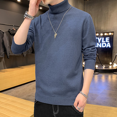 Ανδρικό χειμερινό πουλόβερ με μακριά μανίκια - διάφορα χρώματα