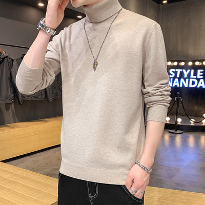 Ανδρικό χειμερινό πουλόβερ με μακριά μανίκια - διάφορα χρώματα