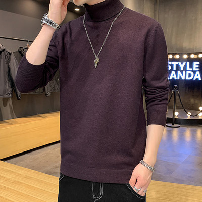 Ανδρικό χειμερινό πουλόβερ με μακριά μανίκια - διάφορα χρώματα