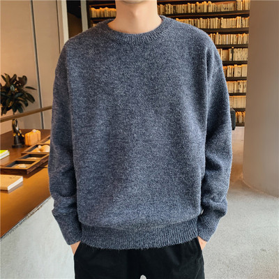 Ανδρικό χειμερινό πουλόβερ με μακριά μανίκια - διάφορα χρώματα