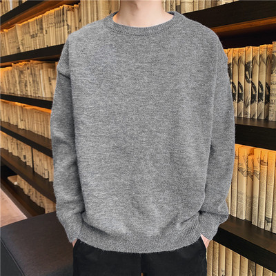 Ανδρικό χειμερινό πουλόβερ με μακριά μανίκια - διάφορα χρώματα