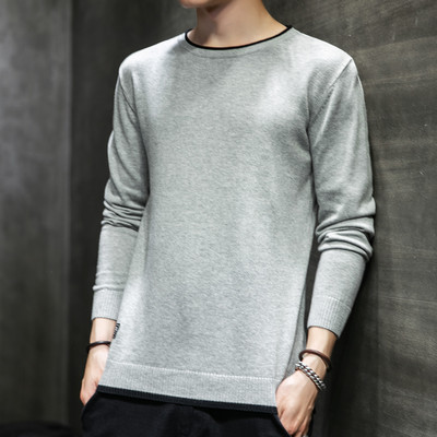 Férfi téli pulóver sima modell