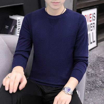 Vékony kötésből készült alkalmi férfi pulóver - két modell